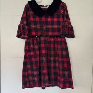Janie and Jack Holiday Plaid Dress size 10